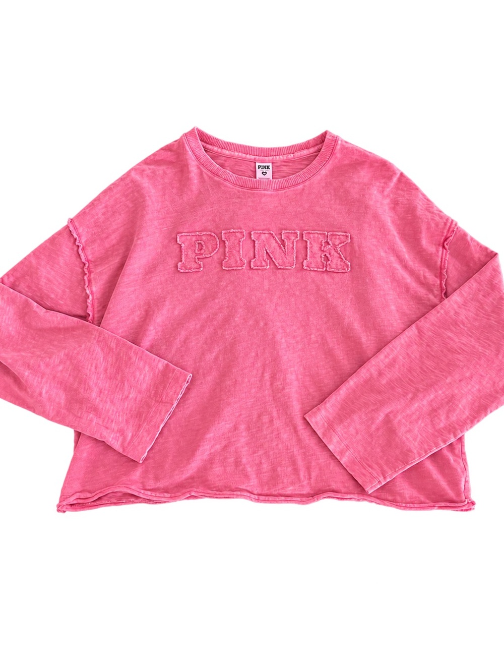 Victoria’s Secret PINK cropped sweatshirt, size XL